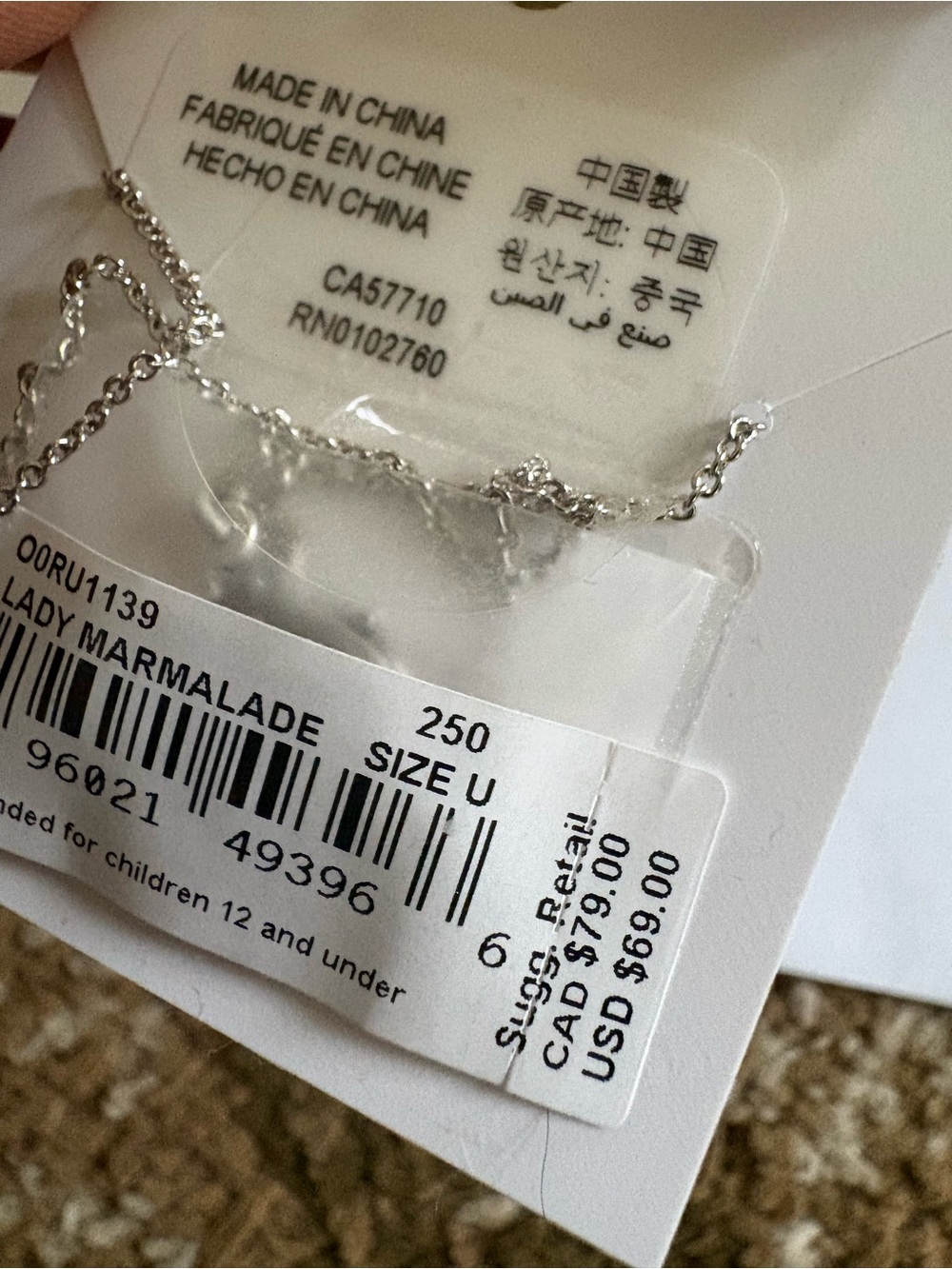 kate spade New York Lady Marmalade Necklace NWT - Picture 5 of 5